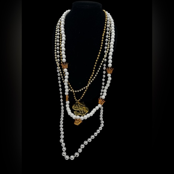 Jewelry - Money & Crowns Beaded Necklace Curated Set